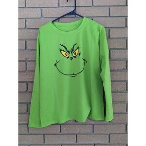 Green - The Grinch - T-Shirt - Size : Small - Long Sleeve